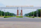 ĐẤT ĐẸP CỤM  CÔNG NGHIỆP MINH HƯNG SIKICO 7.370M GIÁ 4,5TY